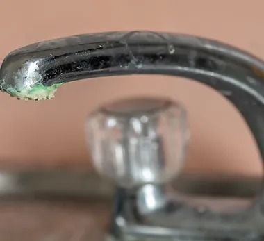 Acidic water testing illustration